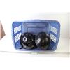 Image 1 : Laundry Basket - (2) Older Helmets