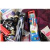 Image 9 : Assortment of Hygiene Products - Physio Thermometer - Flashlight - Wet Wipes - Makeup Bag