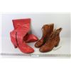 Image 1 : (2) Pair of Ladies Foot Wear (sizes 8 - 7 1/2)