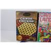 Image 2 : (3) Games - Chinese Checkers - Candy Land - Blue Prints - Spiderman Cards in Tin