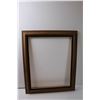 Image 4 : (2) Wood Frames w/ Velvet & Gold Trim - 20"x24"