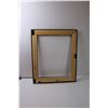 Image 7 : (2) Wood Frames w/ Velvet & Gold Trim - 20"x24"