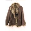Image 1 : Cleo Coat - Faux Fur Trim - Size L