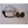 Image 5 : Farm Heat Lamp(works) Assorted Lights, Mirror/Spotlight, Paint Gun(all are untested)
