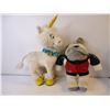 Image 6 : (2) Large Stuffies- Georgia Bulldog Mascot and Acme Plush Unicorn (1991)