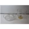 Image 2 : Happy Easter Covered Glass Bowl, (2) Square Glass Dishes
