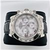 Image 2 : Rolex Daytona 18k White Gold MoP Dial with Leather Strap Wristwatch (Very Rare)