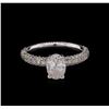 Image 2 : 18KT White Gold EGL USA Certified 1.92 ctw Diamond Ring