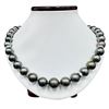 Image 1 : Pearl and Diamond Necklace - 14KT White Gold