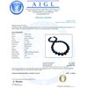 Image 4 : 11mm to 14mm Tahitian Pearl 14K White Gold Necklace