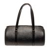 Image 1 : Louis Vuitton Black Epi Leather Soufflot Tote Bag