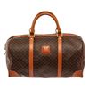 Image 1 : Celine Brown Canvas Leather Macadam Travel Bag