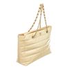 Image 2 : Chanel Chocolate Bar Tote Ivory Patent Leather