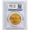 Image 2 : 1908 $20 No Motto Double Eagle Gold Coin PCGS MS63
