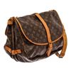 Image 3 : Louis Vuitton Brown Monogram Leather Saumur 30 Messenger Bag