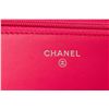 Image 6 : Chanel Pink Quilted Patent Leather Wallet on Chain