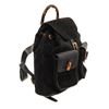 Image 2 : Gucci Black Suede Medium Vintage Bamboo Backpack
