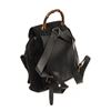 Image 3 : Gucci Black Suede Medium Vintage Bamboo Backpack