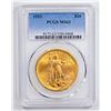 Image 1 : 1922 $20 Double Eagle Gold Coin PCGS MS63
