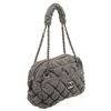 Image 2 : Chanel Gray Fabric X Nylon Bubble Shoulder Bag