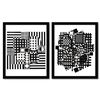 Image 1 : Torke-UY et Jerusa de la serie Croises (Diptych) by Vasarely (1908-1997)