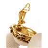 Image 6 : Chanel Gold and Pearl Metal CC Earrings