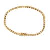Image 3 : 9.25 ctw Diamond Tennis Bracelet - 14KT Yellow Gold
