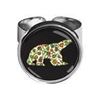 Image 1 : Dawn Oman" Adjustable Dome Style Ring "Spring Bear" 1