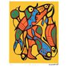 Image 1 : Norval Morrisseau "Man Turns Into Fish" Giclee 9x12