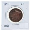 Image 1 : 1893 Canada Large One Cent Coin MS60