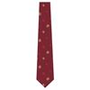 Image 1 : Maple Leaf Silk Tie  Burgandy1