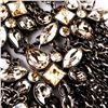 Image 3 : Exquisite - One of a Kind Necklace, Custom Made for Red Carpet Star, Antique Black Gold Plated Multi