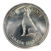 Image 1 : Canada 1967 Silver 50 cents SP66 ICCS1