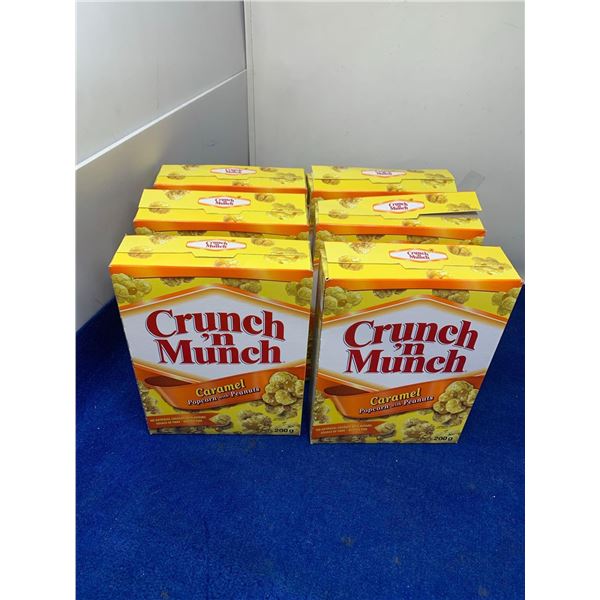 Crunch 'n Munch Caramel Popcorn with Peanuts (6 x 200g)