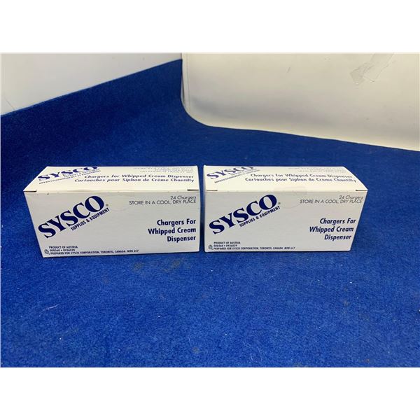 Sysco Chargers for Whipped Cream Dispenser (2 x 24)