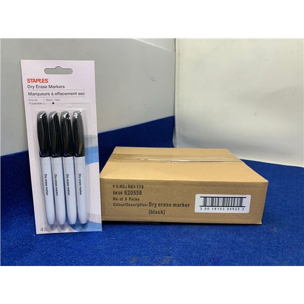 Black Dry Erase Markers (6 x 4)