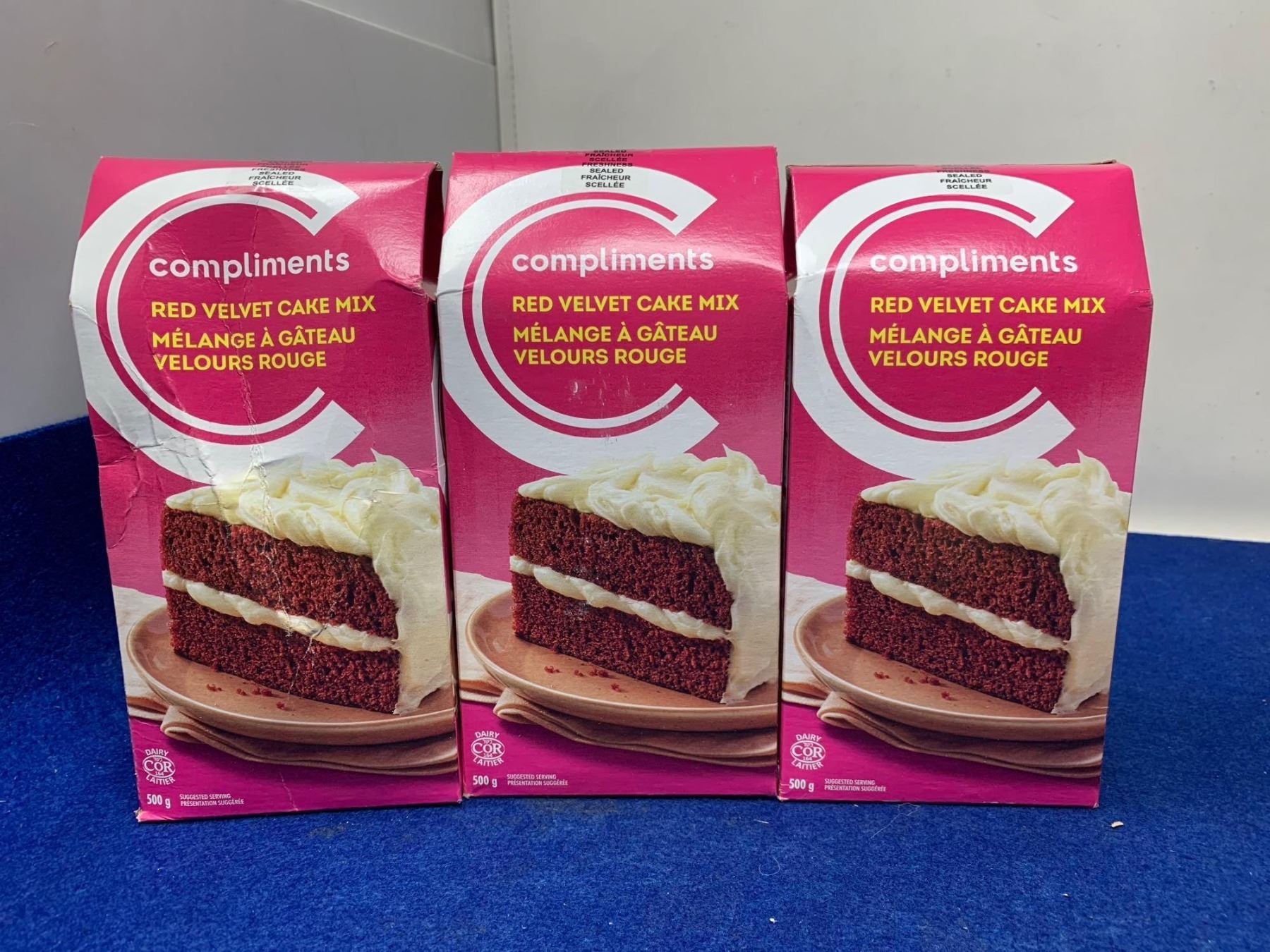 Compliments Cakes Compliments Red Velvet Cake Mix (3 x 500g)