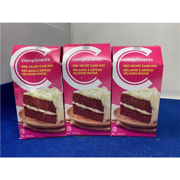 Compliments Red Velvet Cake Mix (3 x 500g)