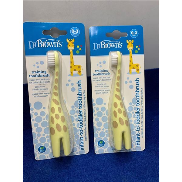 Dr. Brown's Infant to Toddler Toothbrush (2ct)