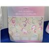 Image 2 : Lot of Swirl and Unicorn Decoration Party Supplies