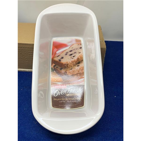 Oven Fresh Stoneware Loaf Pan