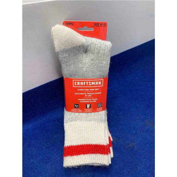 Craftsman Classic Wool Sock 3pk (size 10-13)