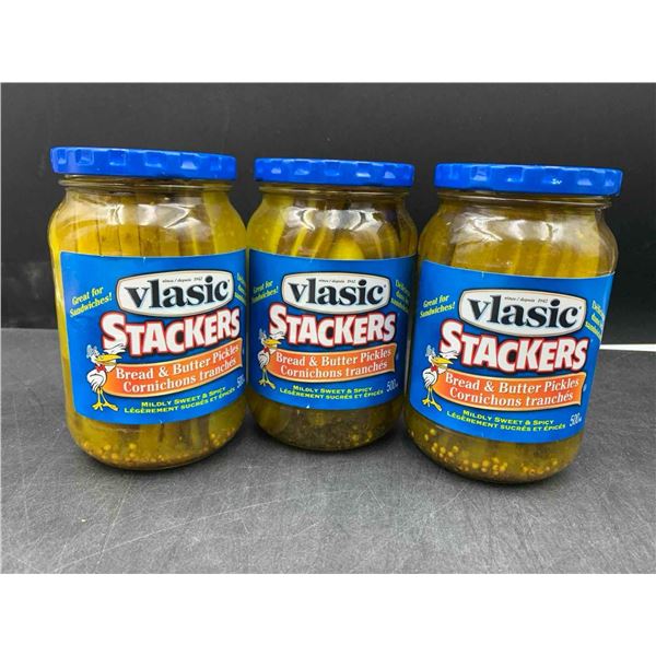 Vlasic Stackers Bread & Butter Pickles (3 x 500ml)