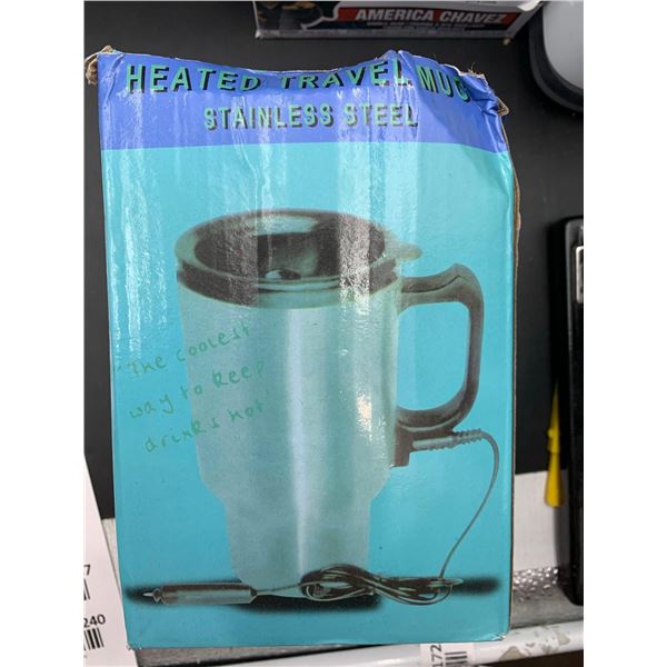 Heated Traveling Stainless Steel Mug