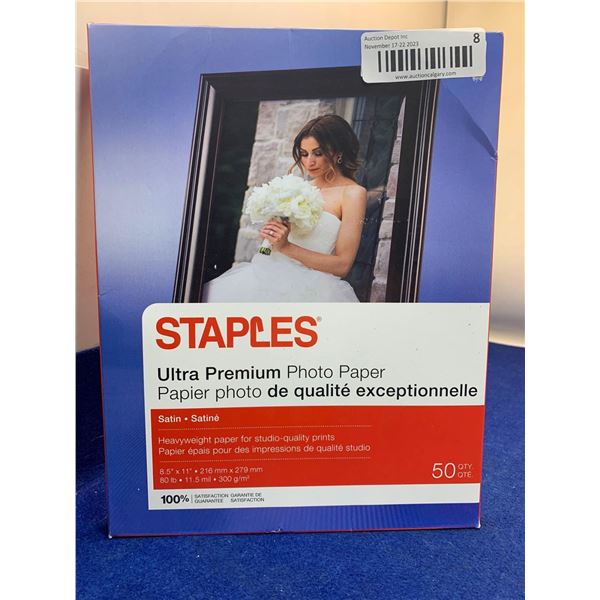 Staples Ultra Premium Photo Paper (50ct)