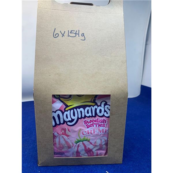 Maynards Swedish Berries Creme (6 x 154g)