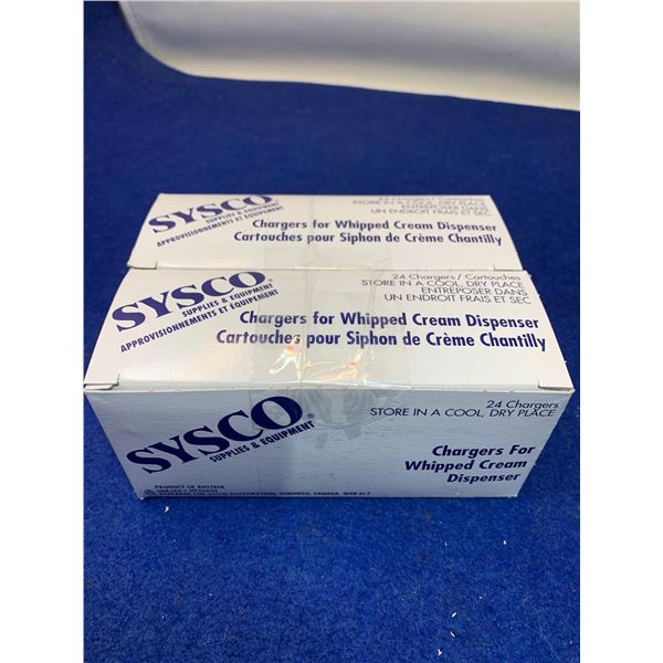 Sysco Chargers for Whipped Cream Dispenser (2 x 24)