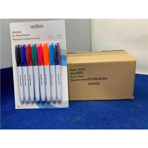 Staples Dry Erase Markers (6 x 8)