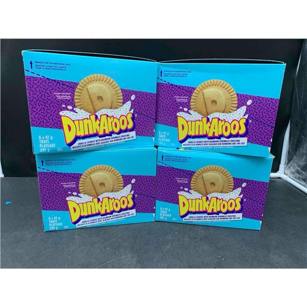 DunkAroos Vanilla Cookies with Rainbow Sprinkles Frosting (4 x 6 x 42g)