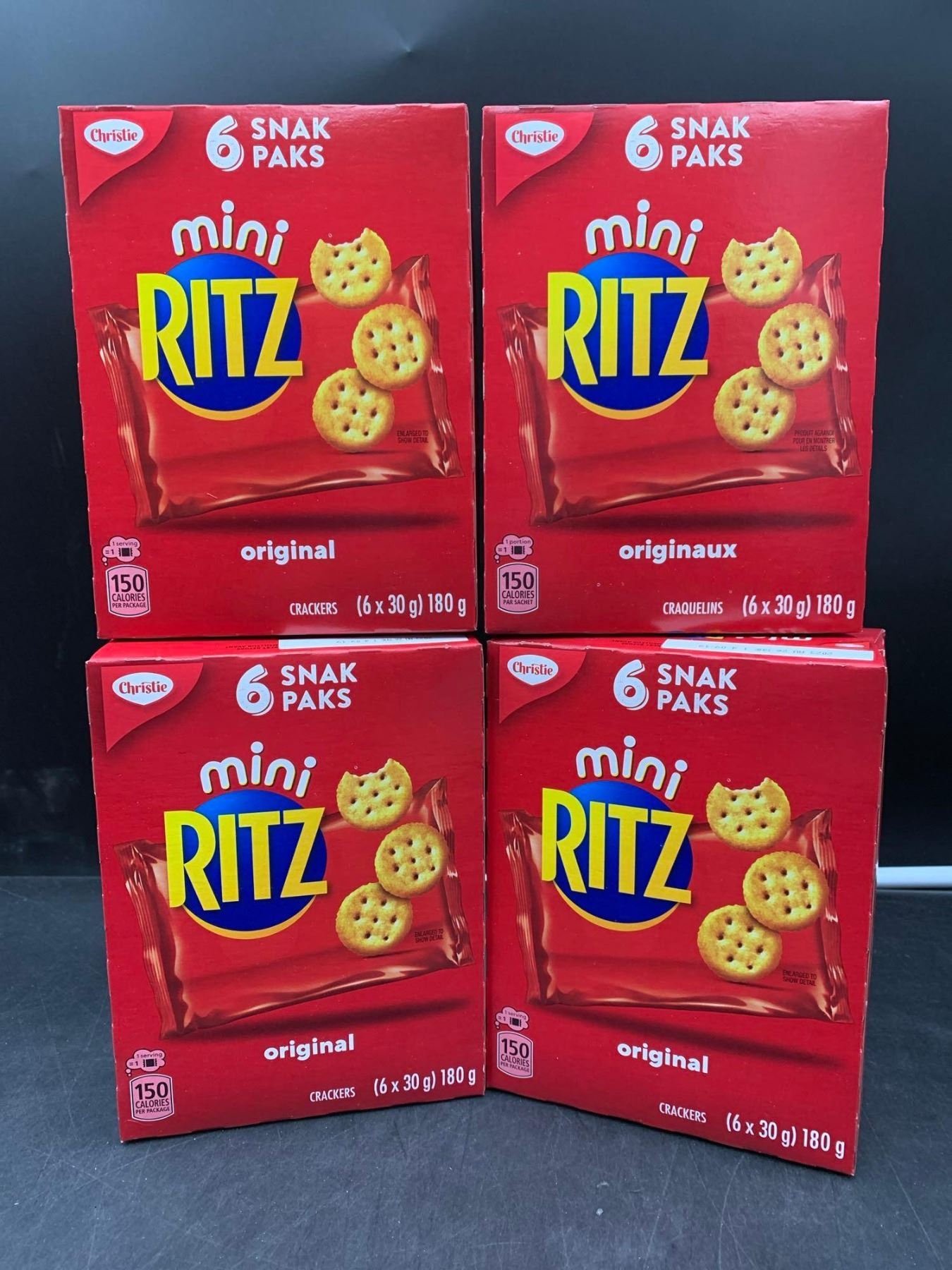 Mini Ritz Package Mini Original Ritz Snak Paks (4 x 6)